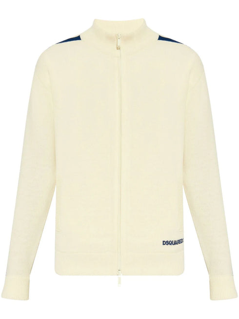 stripe-detailing jumper